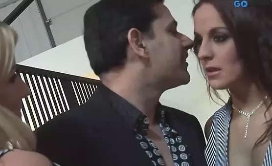 Interracial DP Gangbang and Squirting Orgy